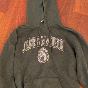 Champion James Madison University Gray Hoodie M